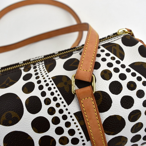 Louis Vuitton Yayoi Kusama Papillon GM Monogram Pumpkin Dot - Picture 12 of 16